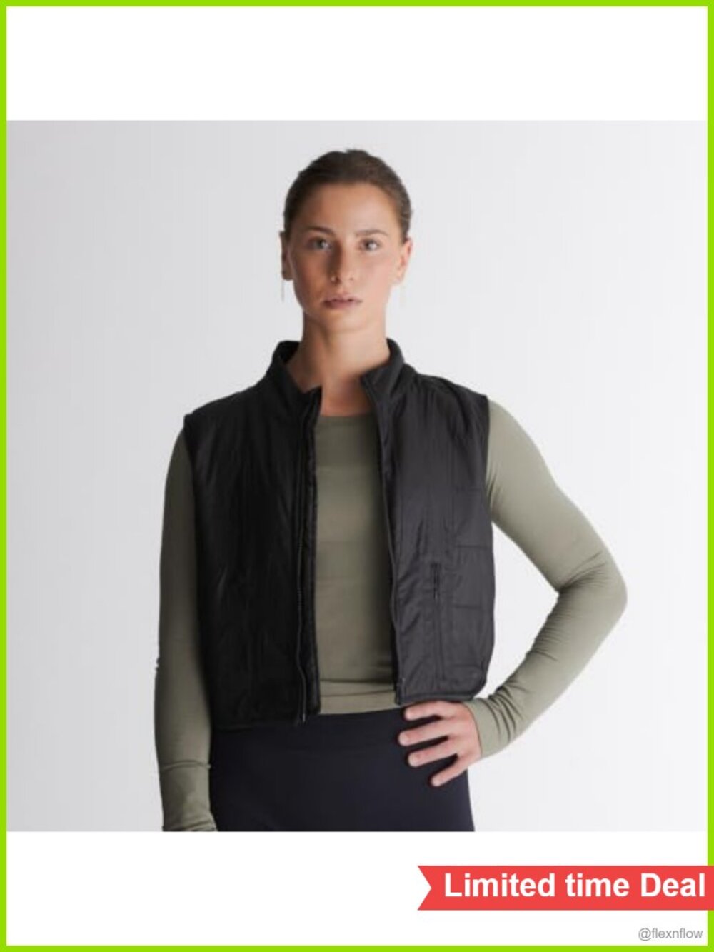 Women's Weighted Walking Vest 6-7.5lb Rucking Fitness No-Bounce Quilted Daily